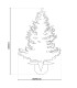 Noel Tree Green Battery Powered 2700-3000K IP44 Timer Function-6
