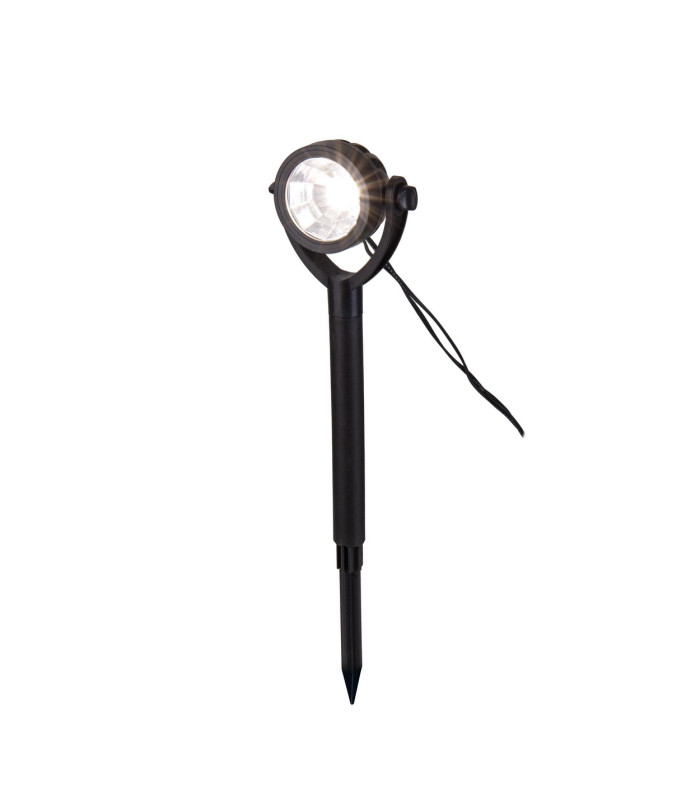 Nomi LED Solar Outdoor Spike Black Dawn to Dusk Sensor 3000K IP44-1
