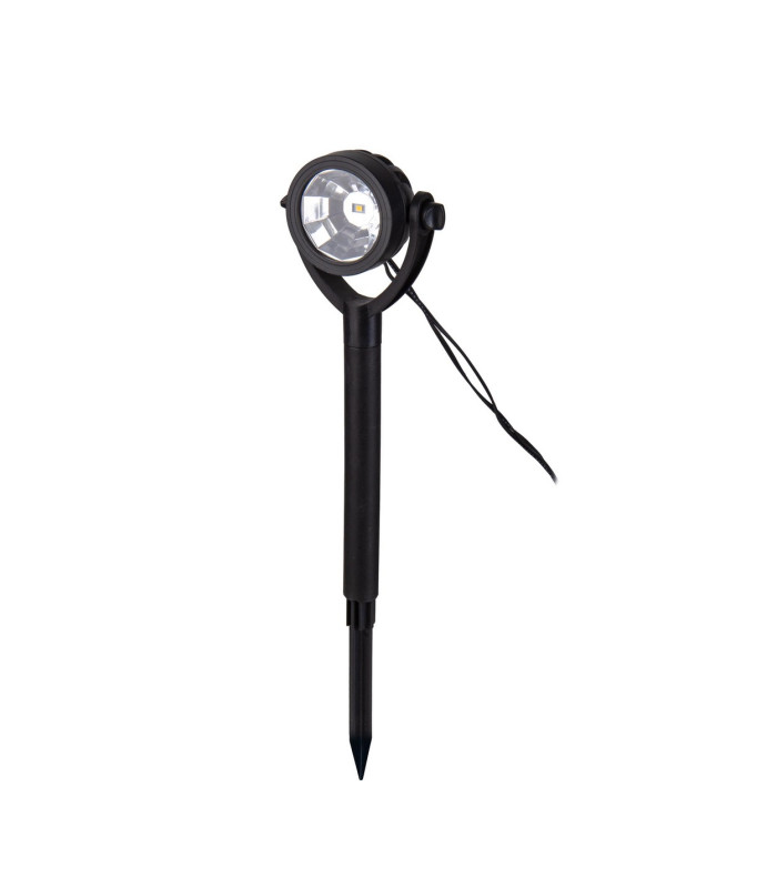 Nomi LED Solar Outdoor Spike Black Dawn to Dusk Sensor 3000K IP44-4