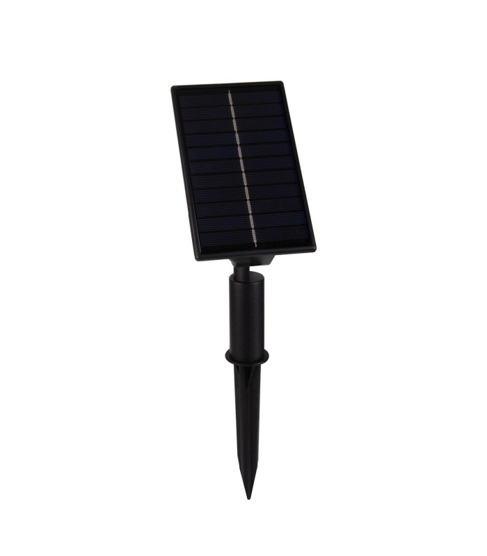 Nomi LED Solar Outdoor Spike Black Dawn to Dusk Sensor 3000K IP44-5