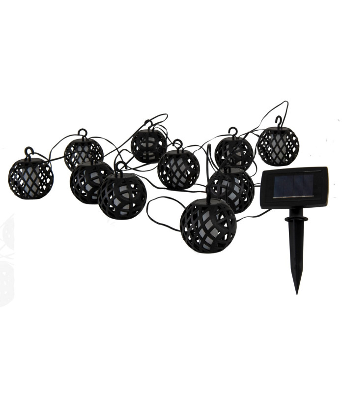 Fogo LED Solar Black Dawn to Dusk Sensor 3000K IP44-1