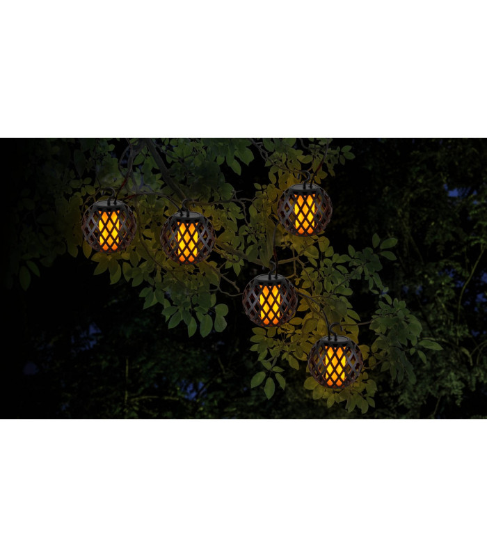 Fogo LED Solar Black Dawn to Dusk Sensor 3000K IP44-3
