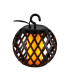 Fogo LED Solar Black Dawn to Dusk Sensor 3000K IP44-8