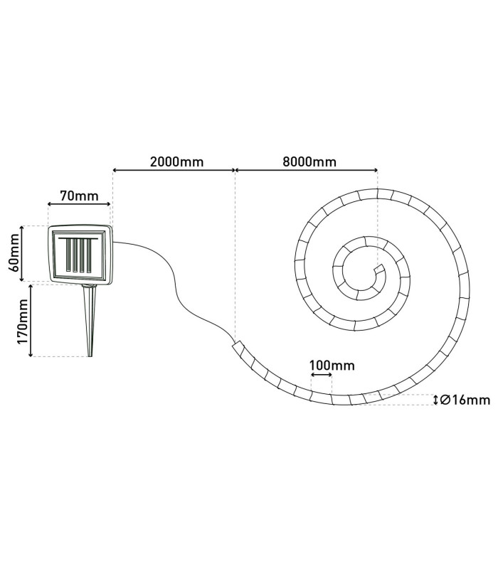 Canamo Solar Nature Dawn to Dusk Sensor 3000K IP44-3