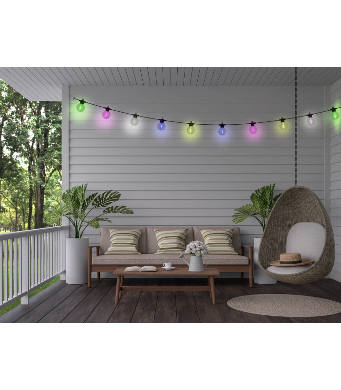 Cadena Dimmable Solar CCT Multicolour Dawn to Dusk Sensor 2500K IP44 Timer Function-2