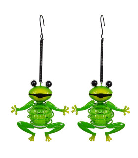 Frosch Set of 2 LED Solar Outdoor Lighting Green Dawn to Dusk Sensor 2800-3000K IP44-1