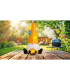 Abby Set of 2 LED Solar Outdoor Lighting Yellow Dawn to Dusk Sensor 3000K IP44-2