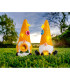 Abby Set of 2 LED Solar Outdoor Lighting Yellow Dawn to Dusk Sensor 3000K IP44-4