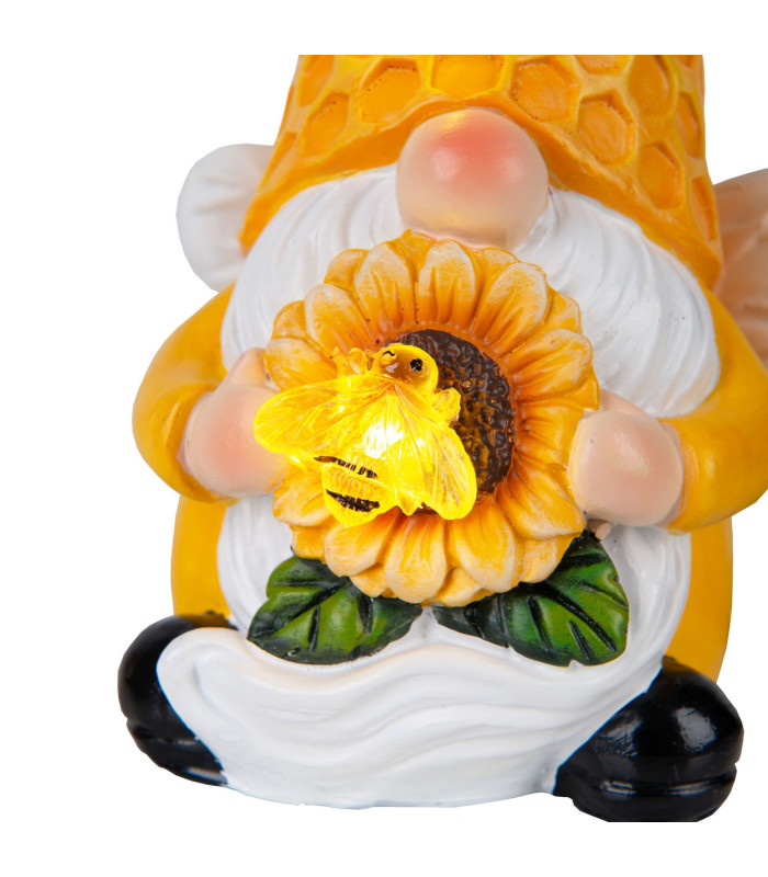 Abby Set of 2 LED Solar Outdoor Lighting Yellow Dawn to Dusk Sensor 3000K IP44-16
