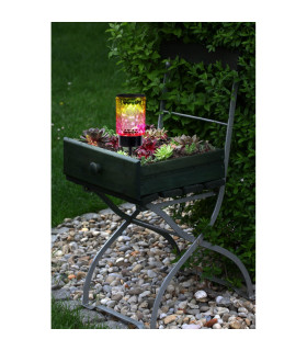 Mila Set of 2 LED Solar Outdoor Lighting Multi Colour Dawn to Dusk Sensor 2800-3200K IP44-2