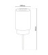 Mila Set of 2 LED Solar Outdoor Lighting Multi Colour Dawn to Dusk Sensor 2800-3200K IP44-5