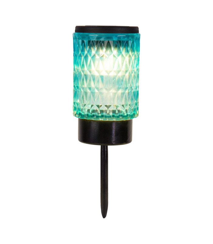 Mila Set of 2 LED Solar Outdoor Lighting Multi Colour Dawn to Dusk Sensor 2800-3200K IP44-6