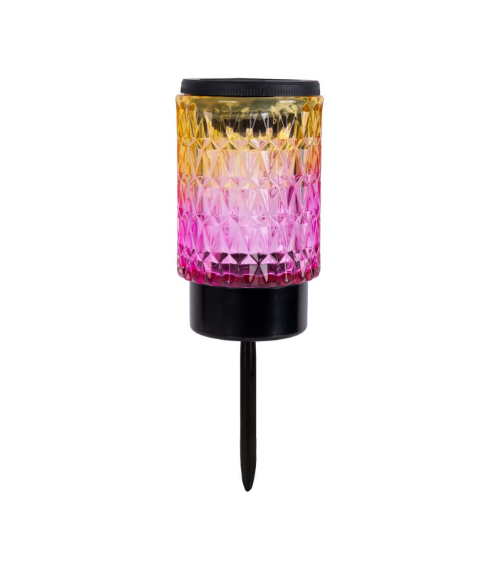 Mila Set of 2 LED Solar Outdoor Lighting Multi Colour Dawn to Dusk Sensor 2800-3200K IP44-7