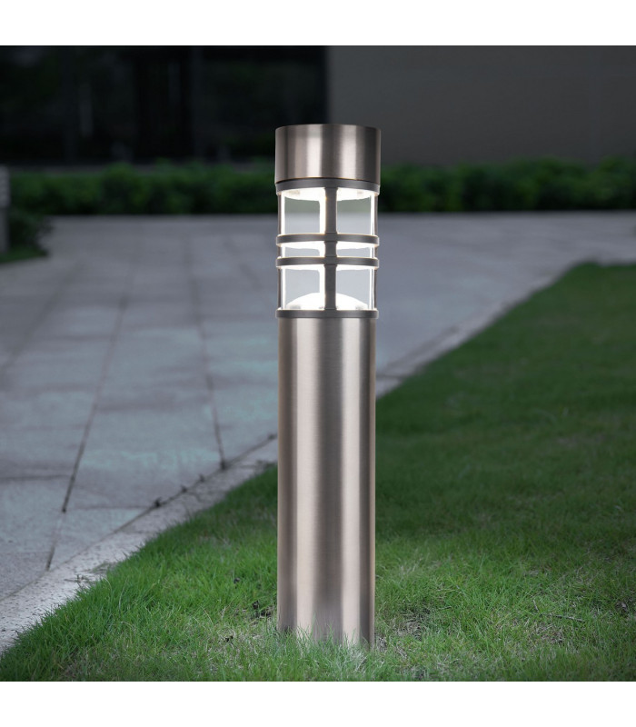 Bobby Set of 3 Solar Outdoor Spike Steel-Blank Dawn to Dusk Sensor 2800-3200K IP44-3