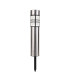 Bobby Set of 3 Solar Outdoor Spike Steel-Blank Dawn to Dusk Sensor 2800-3200K IP44-5