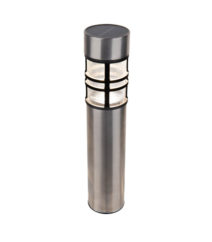 Bobby Set of 3 Solar Outdoor Spike Steel-Blank Dawn to Dusk Sensor 2800-3200K IP44-7