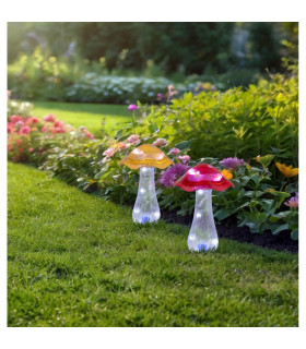 Mantar Set of 2 Solar Outdoor Lighting Multi Colour Dawn to Dusk Sensor 5000-5500K IP44-2