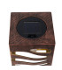 Hilda LED Solar Outdoor Lighting Brown Dawn to Dusk Sensor 1800K IP44-10