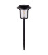 Simon LED Solar Outdoor Spike Black Dawn to Dusk Sensor 2700K IP44-1