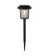 Simon LED Solar Outdoor Spike Black Dawn to Dusk Sensor 2700K IP44-4