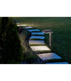 Sigi LED Solar Outdoor Spike Black Dawn to Dusk Sensor 2700-3000K IP44-2