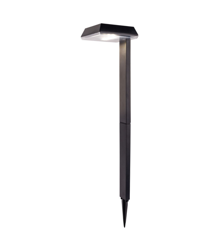 Sigi LED Solar Outdoor Spike Black Dawn to Dusk Sensor 2700-3000K IP44-10