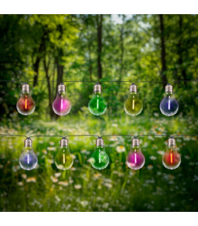 Linda LED Solar Multicolour Dawn to Dusk Sensor IP44-2