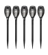 Fanilo Set of 5 LED Solar Outdoor Spike Black IP44-1