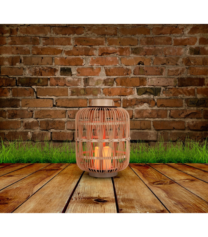 Korbinian 24cm Portable Floor Lamp Nature Battery Powered 1700-2000K Timer Function-3