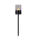 Naeve Set of 4 LED Solar Outdoor Spike Black Dawn to Dusk Sensor IP44-5