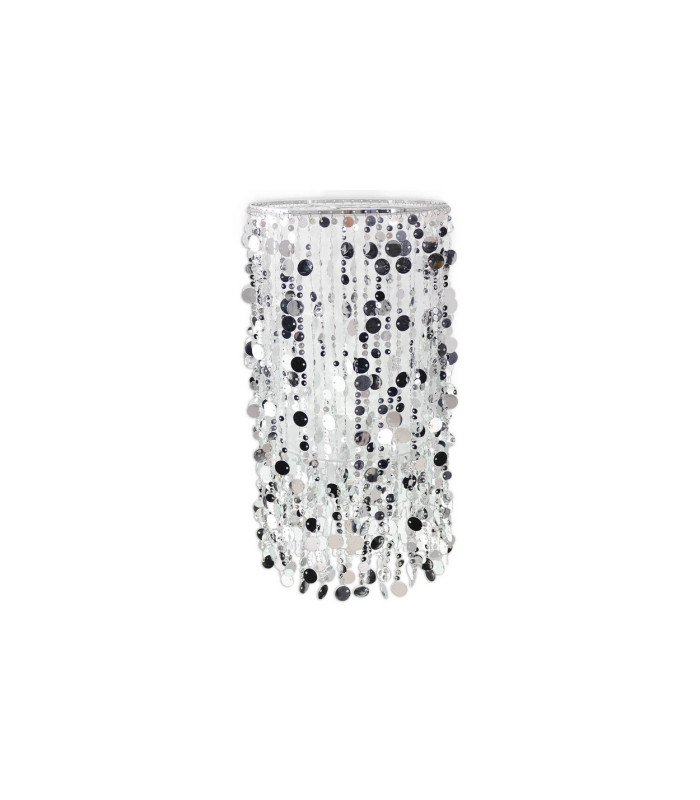 Kira Pendant Ceiling Light Silver 1xE27-1