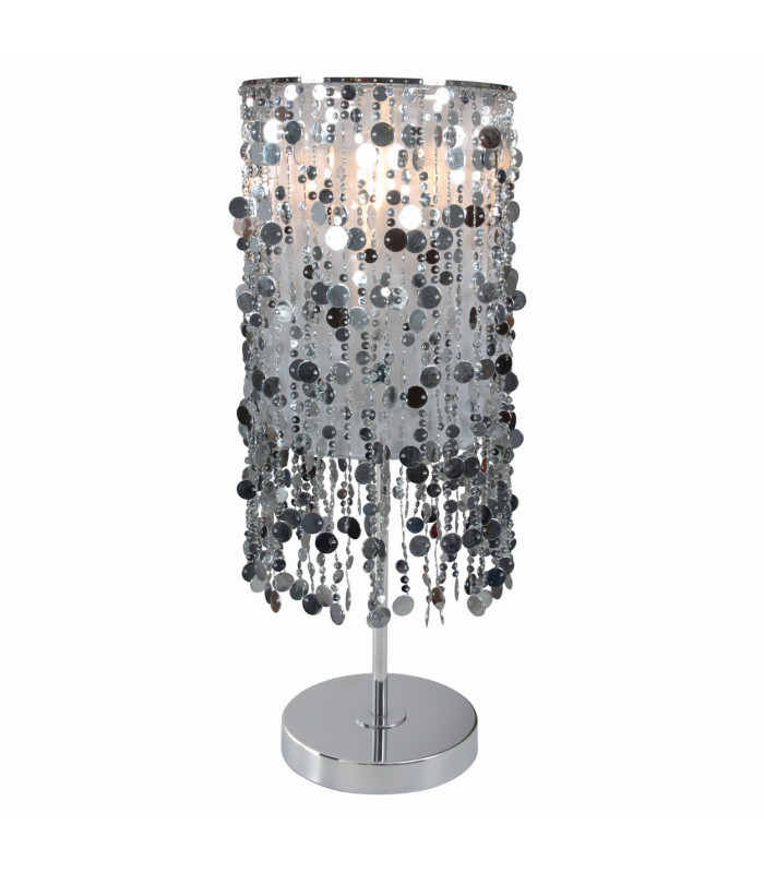 Kira Pendant Ceiling Light Silver 1xE27-4