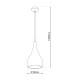Style 15cm Dome Pendant Ceiling Light Chrome-4
