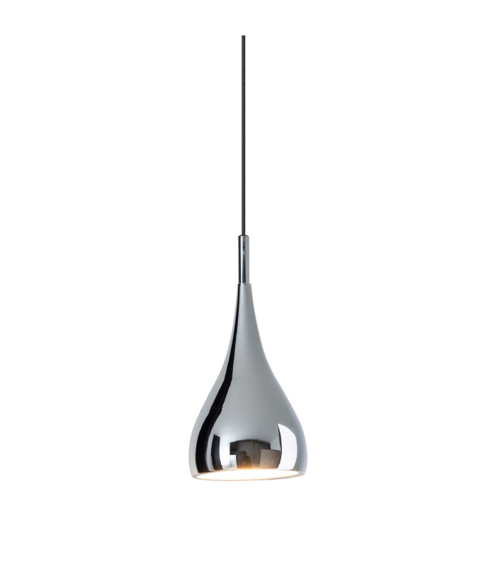 Style 15cm Dome Pendant Ceiling Light Chrome-5