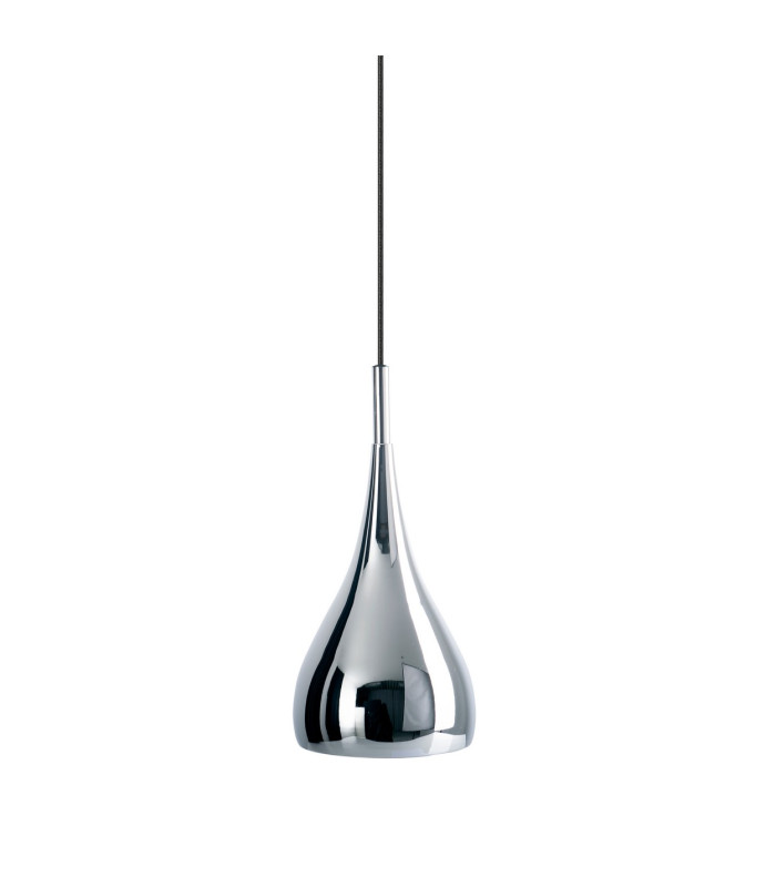 Style 15cm Dome Pendant Ceiling Light Chrome-7