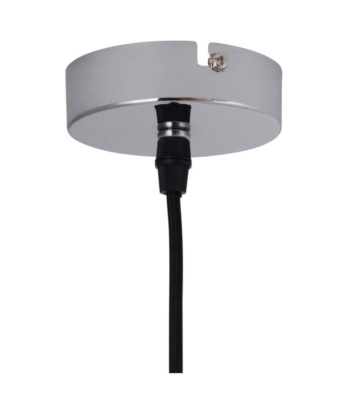 Style 23cm Dome Pendant Ceiling Light Chrome-8