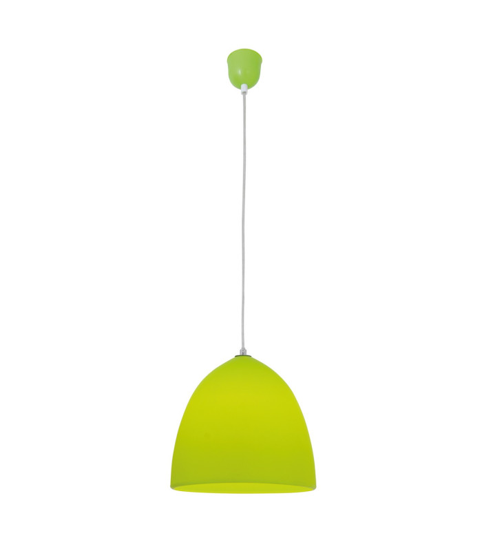Catinus Dome Pendant Ceiling Light Green 1xE27-1