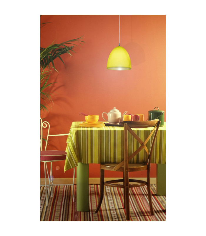 Catinus Dome Pendant Ceiling Light Green 1xE27-4
