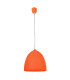 Catinus Dome Pendant Ceiling Light Orange 1xE27-1