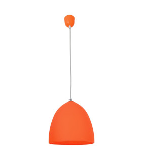 Catinus Dome Pendant Ceiling Light Orange 1xE27-1