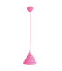 Cara Dome Pendant Ceiling Light Pink 1xE27-1