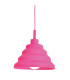 Cara Dome Pendant Ceiling Light Pink 1xE27-4