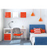 Cara Dome Pendant Ceiling Light Orange 1xE27-2