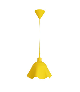 LeyaDome Pendant Ceiling Light Yellow 1xE27-1