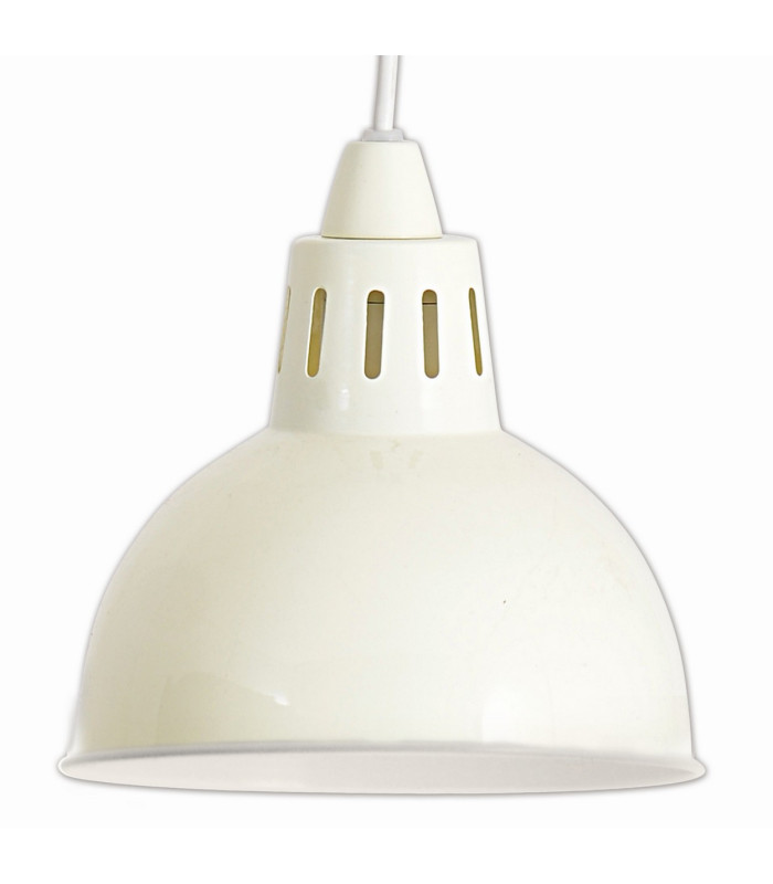 Desira Dome Pendant Ceiling Light Beige 1xE27-3