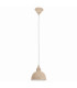 Desira Dome Pendant Ceiling Light Brown 1xE27-1