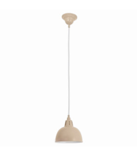 Desira Dome Pendant Ceiling Light Brown 1xE27-1