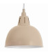 Desira Dome Pendant Ceiling Light Brown 1xE27-3