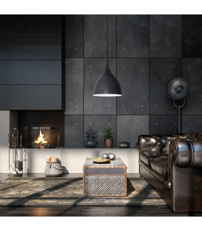 Pinhead Dome Pendant Ceiling Light Anthracite 1xE27-2