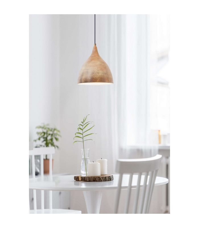 Pinhead 22cm Dome Pendant Ceiling Light Orange 1xE27-2